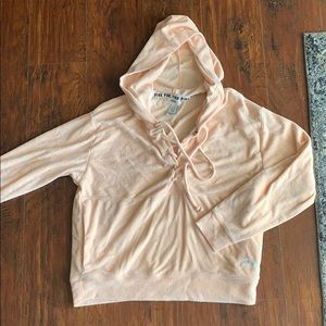 Pink cropped sweater